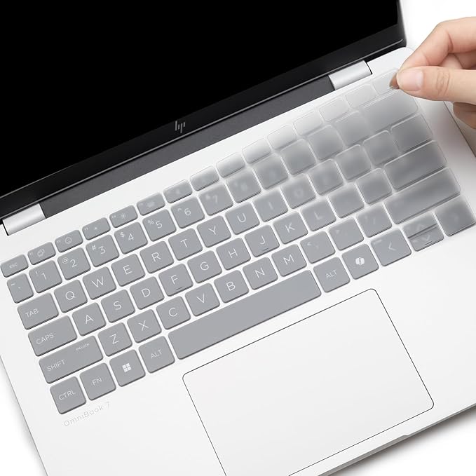 Keyboard Cover for 2026 2025 HP OmniBook 5 Flip 14"/OmniBook 5 Next Gen AI 14" 14-he0037nr 14-he0017nr 14-he0027nr 14-fp0057nr 14-fp0023dx 14-fp0750ng 14-fp0950nd 14-fp0765ng 14-fp0540nd 14"-TPU