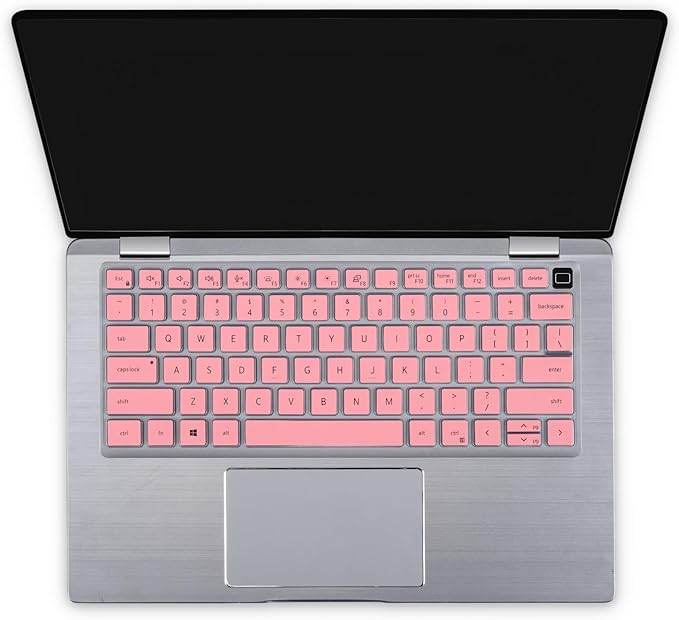 Keyboard Cover for Dell Latitude 3440 3450 7450 7440 7430 7420 7410 5420 5430 5431 5440 5450 14, Dell Latitude 9000 9510 9520 7520 15.6 & Dell Latitude 9420 9430 14 Keyboard Protector Skin, Pink