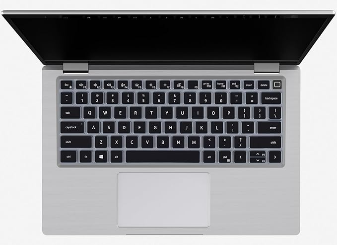 Keyboard Cover Skin for Dell Latitude 3440 3450 5420 5430 5431 5440 5450 14, Latitude 7440 7450 7430 7420 7410 9420 9430 14, Latitude 16" 7650 7640, Latitude 9510 9520 7520 2025-2022 Laptop,Black