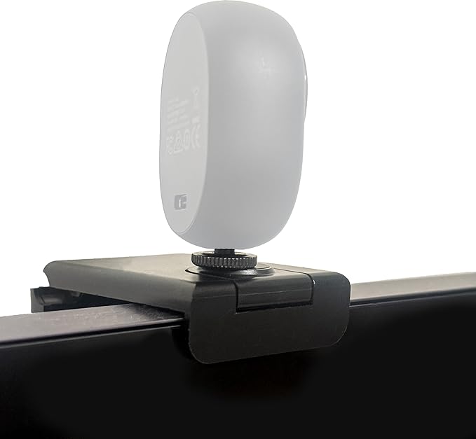 LZYDD Magnetic Webcam Mount 360° Rotatable, Detachable Monitor Webcam Holder with Screw for EMEET Piko/Piko+ / Logitech Brio, OBSBOT Meet/Tiny / Insta360 Link2C ，Tripod