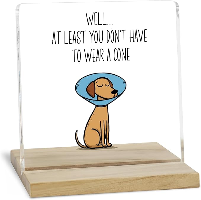 Get Well Soon Gifts for Women Decor Sign, Surgery Recovery Gifts Acrylic Plaque