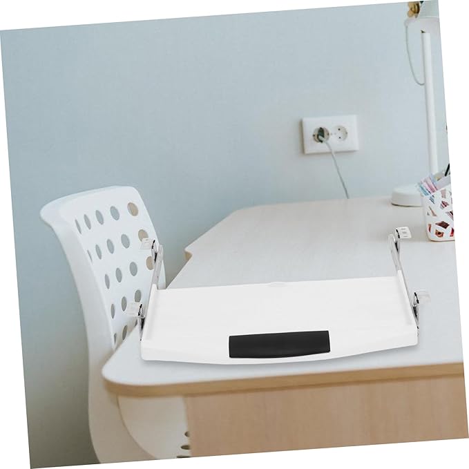 Tofficu Slide Out Platform with Pen Holder Space Saving Design for Home Office Easy Installation and Stable Support for Efficient Work Environment