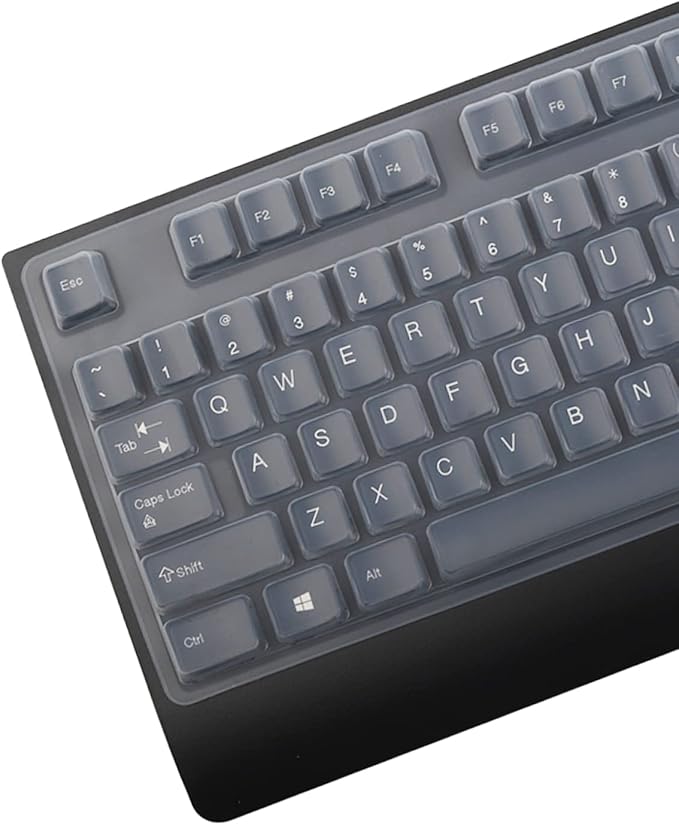 Keyboard Cover for Lenovo Preferred Pro & Preferred Pro II Wired Keyboard 4X30M86879 4Y9400 73p5220 US 41A5289 54Y9400 SK-8825/8813/8820/1619/8827/8817 KB-1021/1468 ku-0225 ekb-425a (Clear)