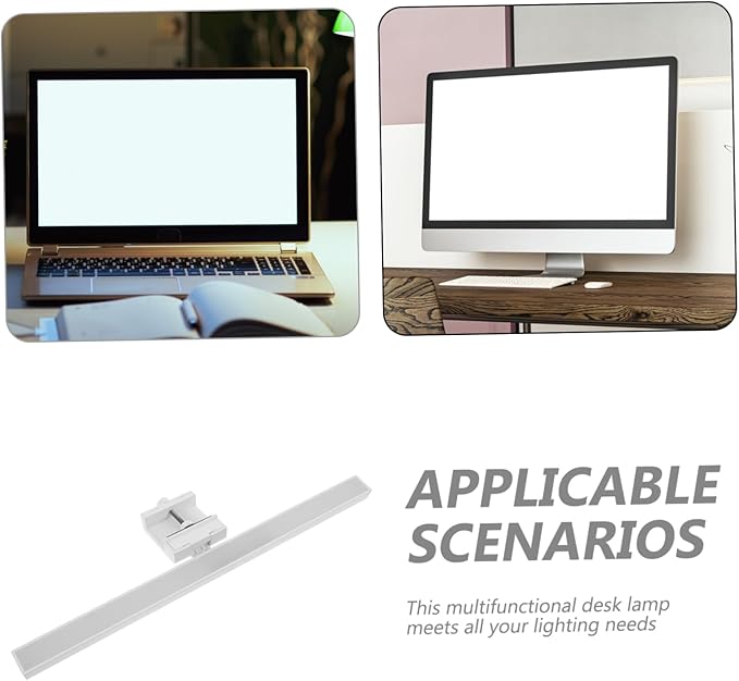 Tofficu Computer Accessories Led Desk Lamp for Reading Monitor Light Task Lamp for Gaming Study Read