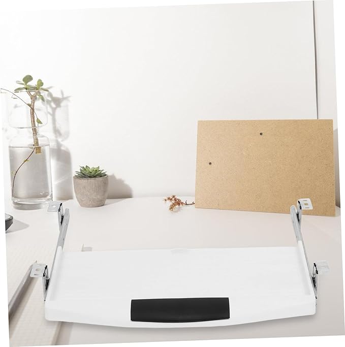 Homoyoyo Slide Out Platform with Pen Holder for Efficient Workspace Organization Material for Home and Office Use