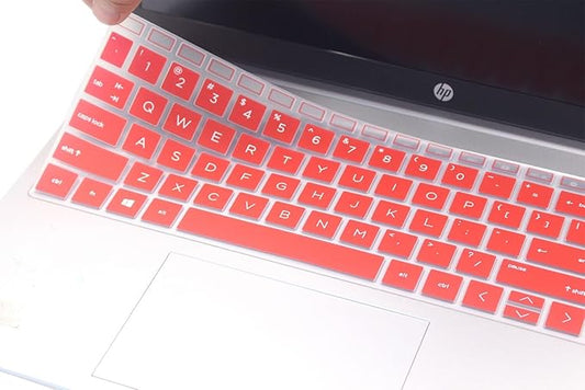 Keyboard Cover Compatible for 15.6" HP Laptop 15-fc 15-fd 15t-fd 15z-fc Series, HP Pavilion 15 15-eg/eh/er 15t-eg200/eg300 15z-eh300 Series, HP Pavilion 17z 17z-cp000 17z-ca200 17-cn 17-cp Series (Red