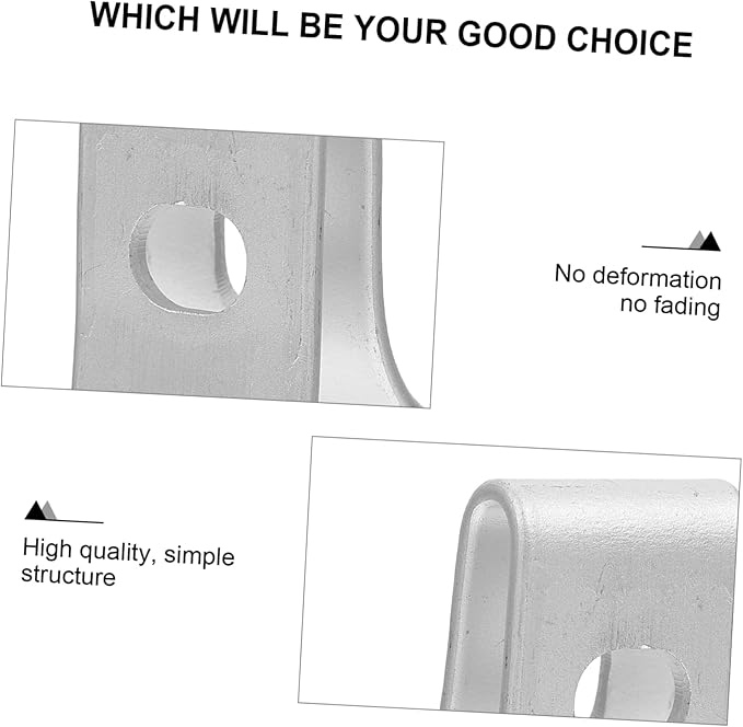 Happyyami 50pcs Garage Shelving Heavy Duty Support Clamps Shelf Support Clips Shelf Fixing Clip