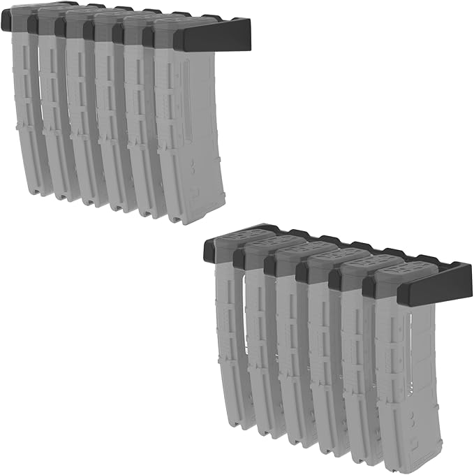 Aoanoko PMAG Rack Wall Mount,Mag Holder|AR Magazine Hodler|Wall Mount Display Mag Storage,Home Magazine Storage Rack,Mag Rack for Gun Safe,Locker,Cabinet,Wall