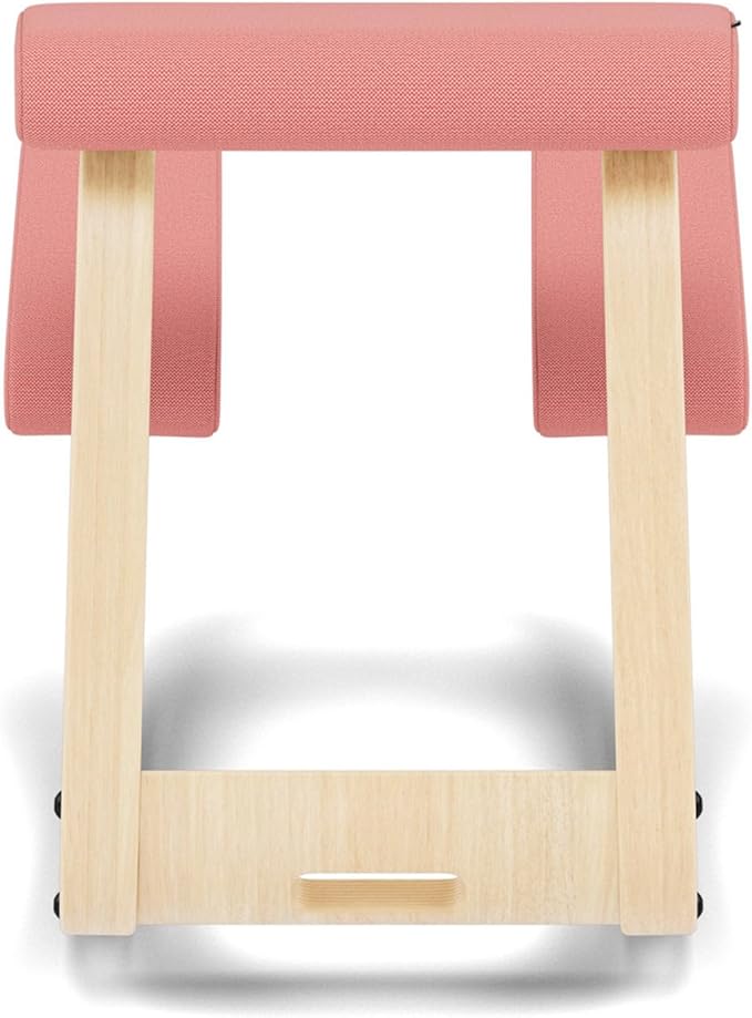 Varier Variable Natural/Pink Ergonomic Office Kneeling Chair for Desk – Back Pain Relief, Rocking Seat for Home, Study & Posture Support – 10 Year Quality Guarantee