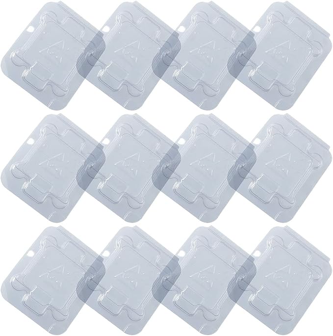 ToToT 14pcs Universal CPU Protection Box 5.5x6.5cm Computer CPU Case Tray Flip Top Container LGA1150 / 1151/1155/1156 i3 i5 i7 CPU Intel Protector Cover