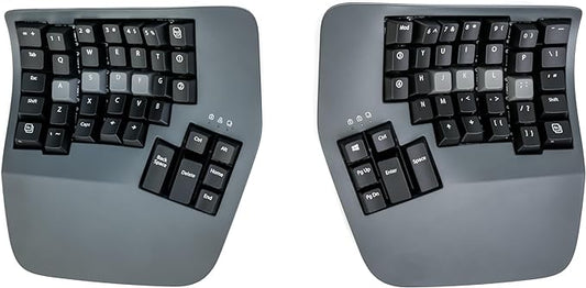 KINESIS Advantage360 Professional Split Ergonomic Keyboard - Bluetooth | Quiet Mechanical Switches | Fully Programmable Open Source | Contoured Shape | Adjustable Tenting | Backlit