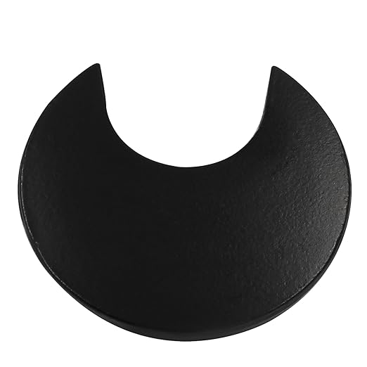 Bonsicoky 2 Pcs 2"(50mm) Metal Desk Grommet, Zinc Alloy Desk Cord Hole Cover for Wires Cable Office Desk, Matte Black