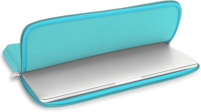 RAINYEAR 16 Inch Laptop Sleeve Protective Soft Case Bag with Accessories Pouch, Specially Compatible with 16" MacBook Pro M1 M2 M3 M4 M5 Pro/Max A3403 A3186 A3428 A3429 (Blue)