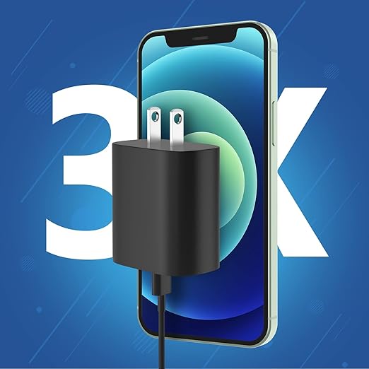 DiHines Phone 14 13 12 11 Fast Charger,6FT Long Fast Charging Lightning Cable with 20W USB C Charger Block for Phone 14/14 Pro Max/13/13 Pro Max/12/12 Pro Max/11/11Pro/XS/Max/XR/X,Pad,Black