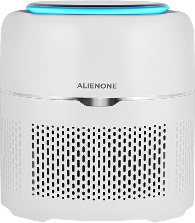 Bedroom Air Purifier, Small HEPA Air Purifier for Bedroom, Desk & Office, Compact Desktop Air Purifier for Home, Quiet Personal Air Purifier, Mini Air Purifier, H13 Filter, 300 Sq Ft