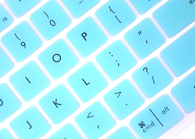 Dust-Proof Silicone Keyboard Skin Cover Compatible for Logitech Craft Advanced Wireless Keyboard & Logitech MX Keys Advanced Wireless Illuminated Keyboard (Mint)