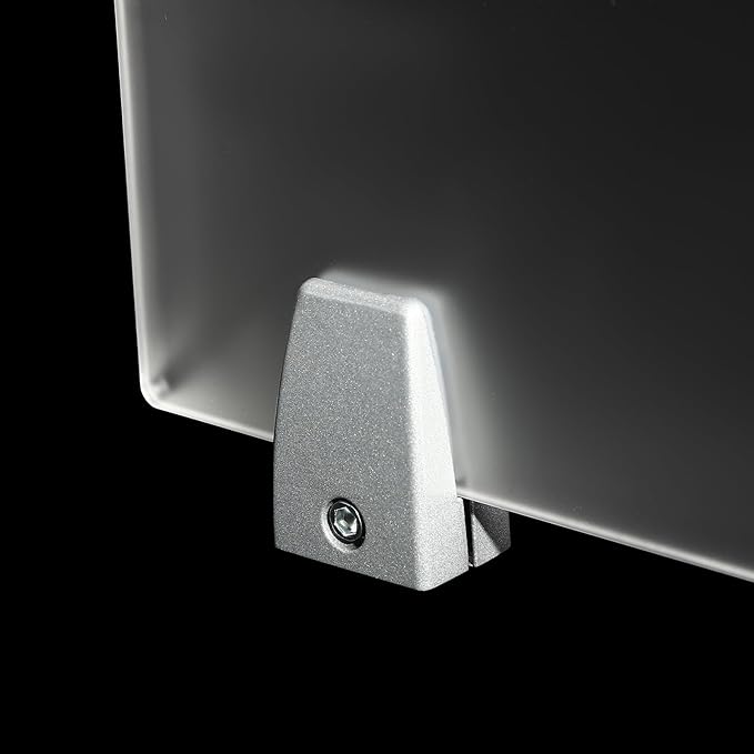 Desk Privacy Panel, Desk Divider, Desks Partition, Frosted Acrylic Desktop Privacy Panel with Stable C-Clamp for Home Office School Retail Clinic (1Pcs, 17 * 18 * 2in)