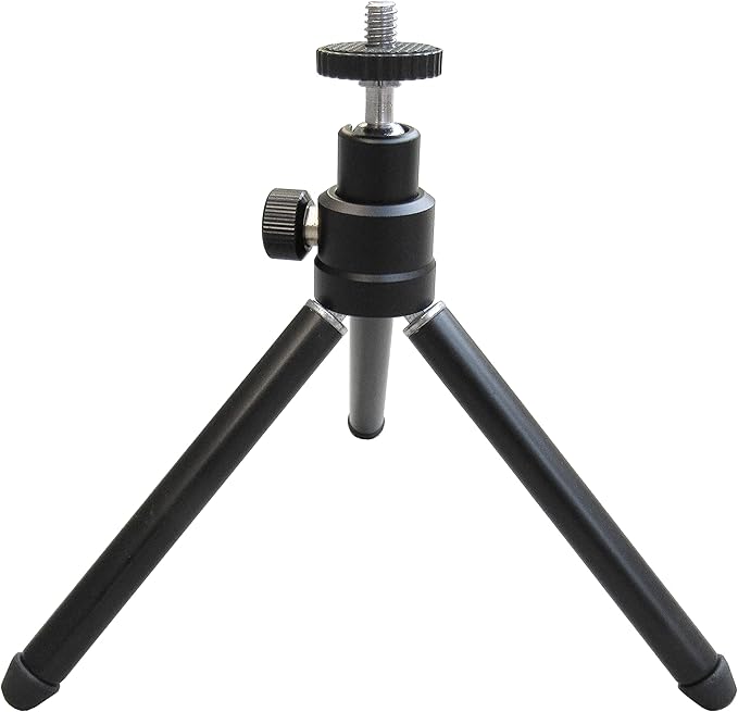 MEE Audio Lightweight Mini Tripod for Webcams and Small Cameras for Video Conference; Flexible, Portable, Compact Web Cam Desk Tabletop Travel Mount Stand for Logitech Webcam C920 C925 C920s C922