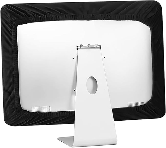 computer monitor cover for All in One 32-34 inch Anti-Static Dustproof Protective Cover for LCD/LED/HD PC, TV, screen Panel , Desktop Computer monitor , Black