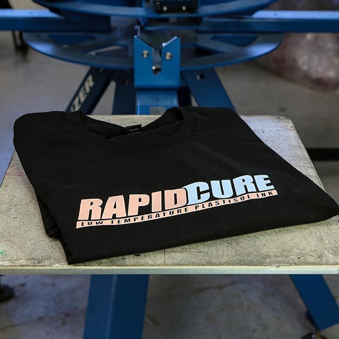 Rapid Cure® Screen Printing Ink Pastel Orange (8 oz.) - Plastisol Ink for Screen Printing Fabric - Low Temperature Curing Plastisol by Screen Print Direct - Orange Plastisol Ink for Silk Screens