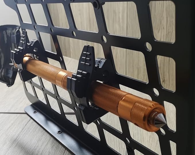 HIGH FLYING Car Molle Panel Cargo Rack Shelf Quick Fist Clamps Mounting Tool Accessories TPE (Buckle-S)
