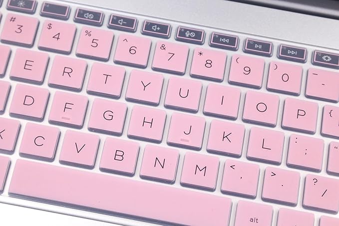 Keyboard Skin Compatible for 15.6" HP Laptop 15-fc 15-fd 15t-fd 15z-fc Series, HP Pavilion 15 15-eg/eh/er 15t-eg200/eg300 15z-eh300 Series, HP Pavilion 17z 17z-cp000 17z-ca200 17-cn 17-cp Series (Pink