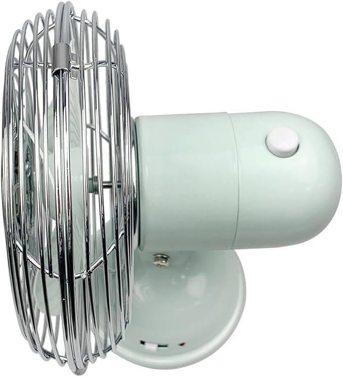 Good Housekeeping (92513) All-Metal USB-Powered 5" Oscillating Personal Fan (Breezewave)