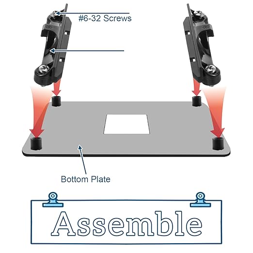 CPU Fan Bracket for AM4 Backplate, 2 Pairs AM4 Bracket Set with Screwdriver AMD CPU Fan Holder for Hook-Type Air-Cooled and Partially Water-Cooled Radiators