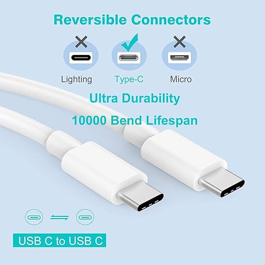 Apple iPhone 17 16 15 Charger Fast Charging [Apple MFi Certified]3Pack 20W USB Type C Charging Block with Long 6 FT Fast Charging Cable for iPhone 17/17 Air/16Pro/Pro Max,iPhone 15/15 ProMax/Plus/iPad