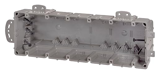 Southwire MSB1G One Gang Device Box with Depth Adjustable, Heavy Duty 42lb