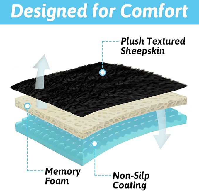 Wheelchair Armrest Covers - Soft Support Cushion Accessories for Wheelchair - Widened Velcro Straps Comfortable and Protective for Wheelchairs, Office Chairs - Comfort Padding Pressure Relief, Black