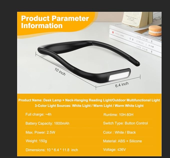 Reading Light, Rechargeable Book Light for Reading in Bed with Memory Function-Mini Portable, Ultralight Clip-on LED Bookmark Lamp for Night Reading for Book Lovers, Kids