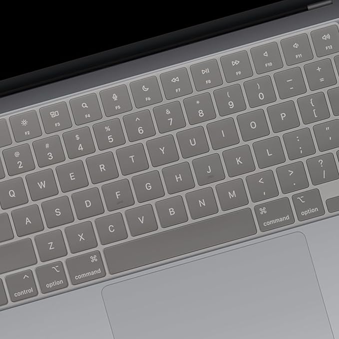 2 Pack Keyboard Cover for 2026 MacBook Neo 13" (Touch ID) & MacBook Pro 14"/16" M5-M1 Pro/Max, M5-M2 & MacBook Air 13"/15" M5-M1, Keyboard Protective Skin US Layout-TPU