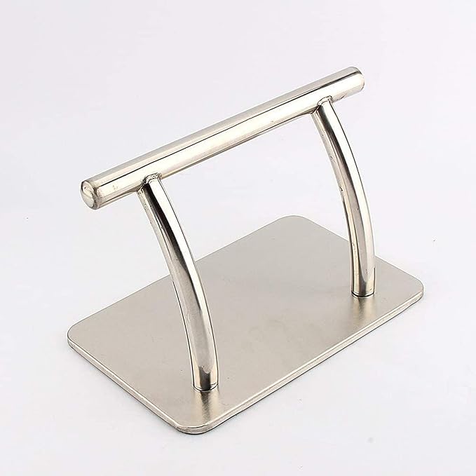 Mxzzand Stainless Steel Footrest Barbers Salon Foot Rest Rack Hair Chair Salon Barbers Equipment for Hairdressers Tattoo Shops