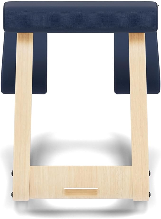 Varier Variable Natural/Blue Ergonomic Office Kneeling Chair for Desk – Back Pain Relief, Rocking Seat for Home, Study & Posture Support – 10 Year Quality Guarantee