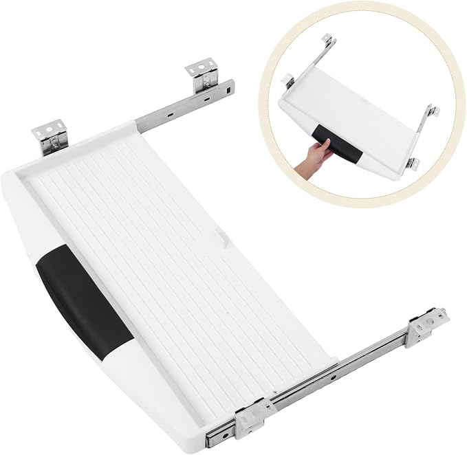 Homoyoyo Slide Out Platform with Pen Holder for Efficient Workspace Organization Material for Home and Office Use