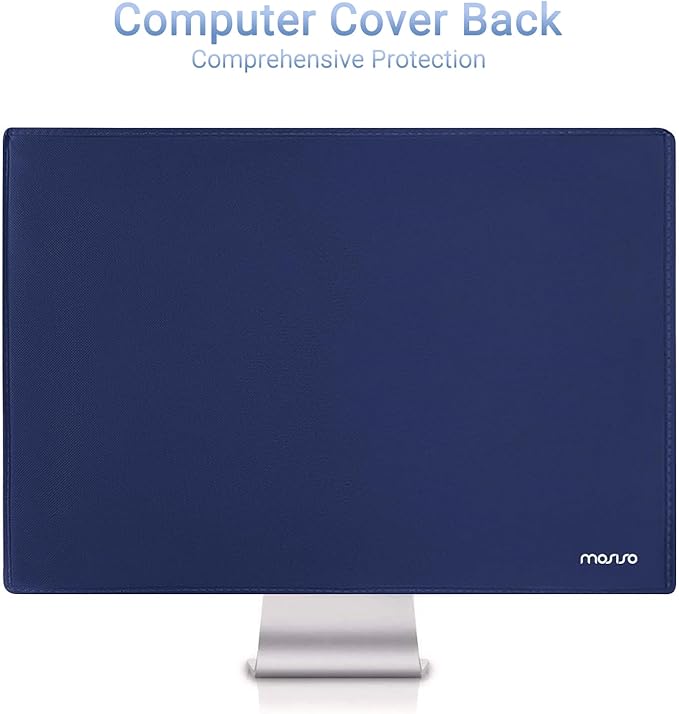 MOSISO Monitor Dust Cover 26, 27, 28, 29 inch Anti-Static Dustproof LCD/LED/HD Panel Case Computer Screen Protective Sleeve Compatible with iMac 27 inch, 26-29 inch PC, Desktop and TV, Royal Blue