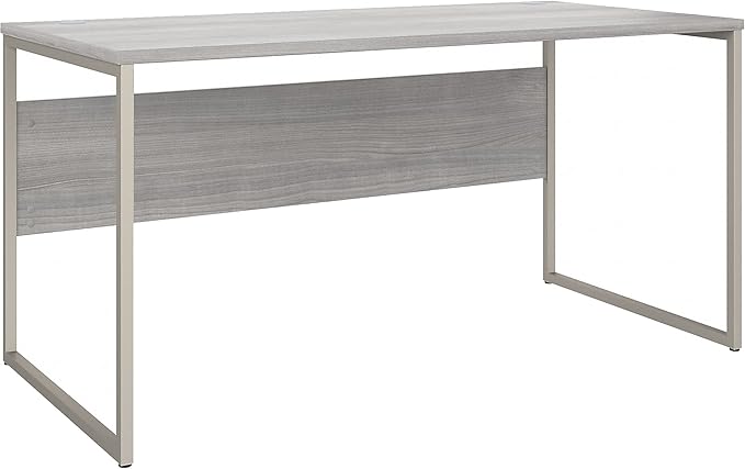 Bush Business Furniture Studio C 60W x 30D L Shaped Desk with 42W Return in Storm Gray, Large Corner Table for Home or Professional Office