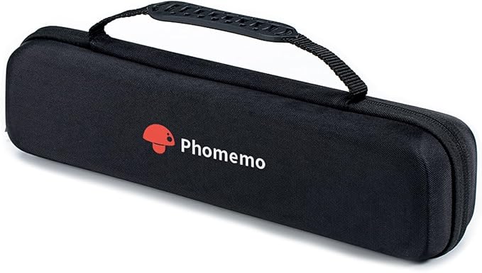 Phomemo Case, Compatible with M08F/D810/P831/TP81 Letter & A4 Portable Printer, for Itari A886, TATTMUSE A887 Mobile Travel Printer Storage Holder Paper & USB Cable(Box Only)