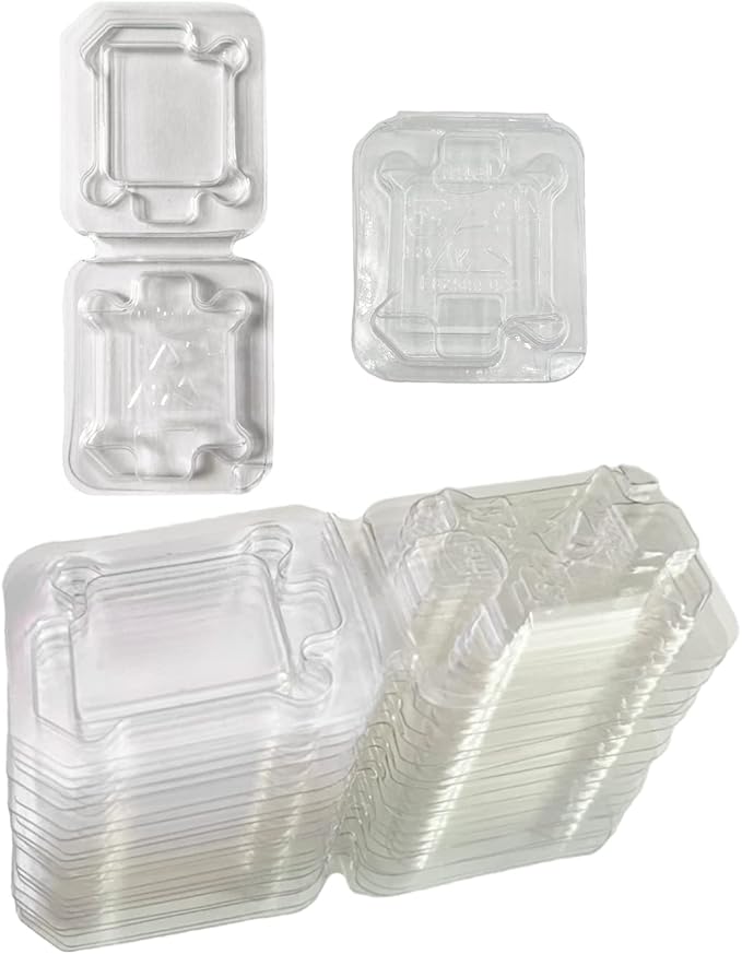 Computer CPU Case Tray Packaging Clamshell CPU Clamshell Container for CPU Holder Protector Box (20pcs CPU Clamshell Case for Intel)