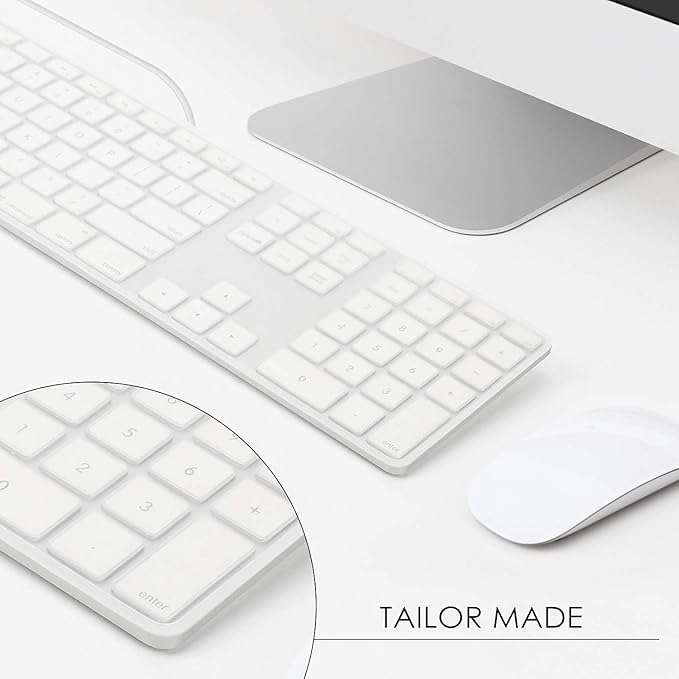 Allinside Transparent Keyboard Cover for iMac Wired USB Keyboard A1243 MB110LL/B