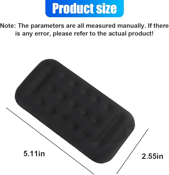 Car Arm Rest Elbow Pads, Soft Comfortable Vehicle Door Armrest Cushion, Memory Foam Arm Leg Support Pillow for Relief Pressure, Non-Slip Auto Interior Center Console Pad Accessories (1PC)