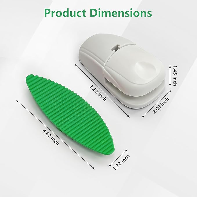 Plastic Document Holder for Typing, Portable Paper Stand with Non-Slip Base for A4 Paper, Compact Reading Clip Holder for Office Desk, Computer, Bank - Green