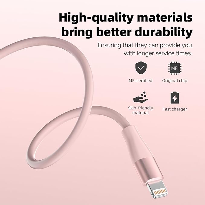 iPhone Charger 3Pack 10 FT Apple MFi Certified Lightning Cable Fast Charging iPhone Charger Cord Compatible with iPhone 14 13 12 11 Pro Max XR XS X 8 7 6 Plus SE iPad and More