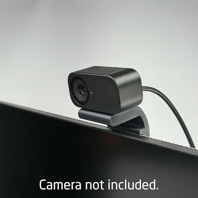 Webcam and Light Mount for Computer or Laptop Monitor