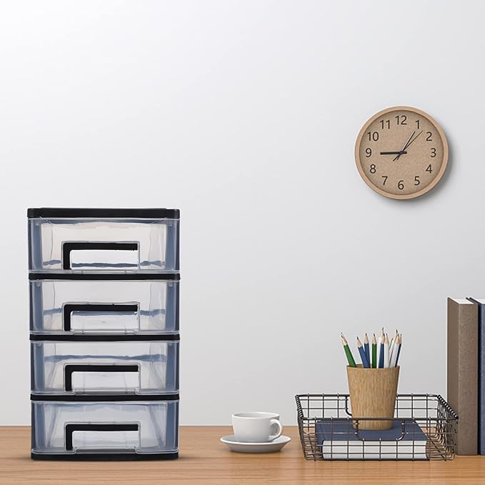desktop storage drawers stackable plastic drawer unit shelf unit for office bedroom