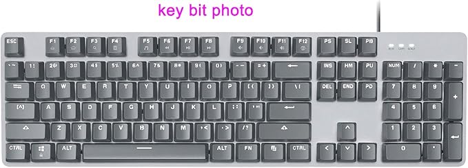 Dust-Proof Silicone Keyboard Skin Cover Compatible for Logitech K845 Mechanical Illuminated Keyboard, K845 Mechanical Illuminated Keyboard Skin Accessories (Clear)