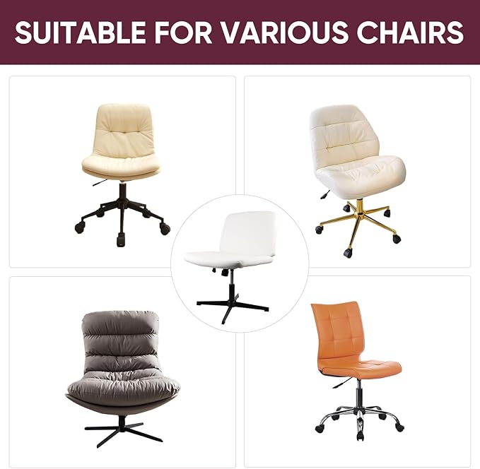 Lavish Cover Waterproof Criss Cross Chair Cover, Jacquard Fabric Elastic Office Chair Cover, Wide Comfy Desk Chair Cover, Armless Chair Cover Protects Chair Stains and Wear(Jacquard:Wine-Red,No Chair)