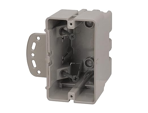 Southwire MSBMMT1G 1 Gang Multi Mount Device Box with Depth Adjustable; Heavy Duty 42lb