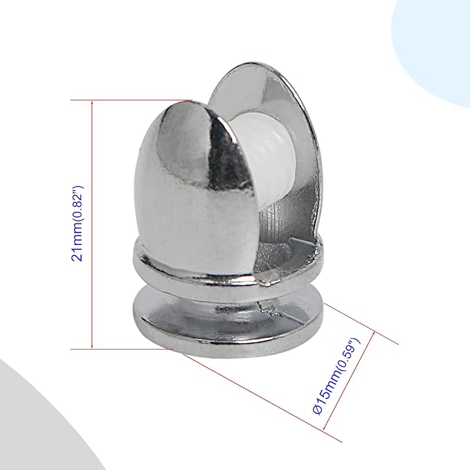 Aopin Glass Shelf Bracket Glass Clamp Bracket Glass Shelf Holders Support Glass Clamp Bracket Shelf Clip Clamp, Suitable for 5-8 mm / 0.19-0.3 inch Thick Glass Screen Clip Holder 10 PCS (Silver)
